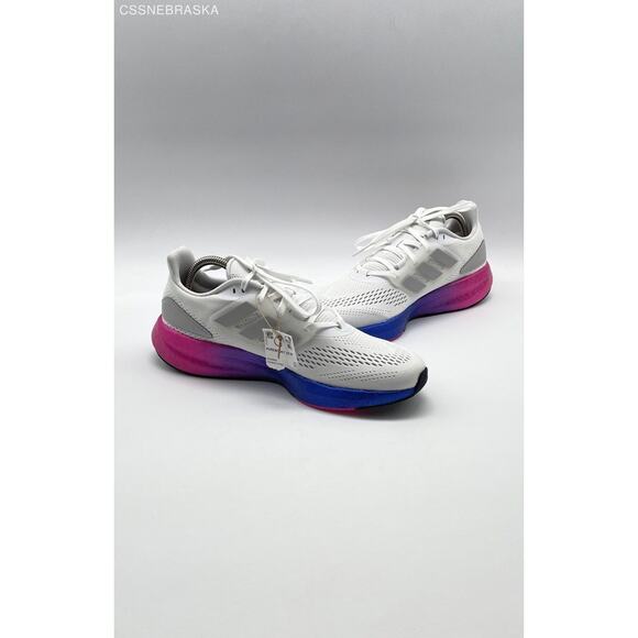 Adidas White Women's Pureboost 22 W Mesh Upper Running Sneakers‎ - Size 10 - Picture 6 of 12